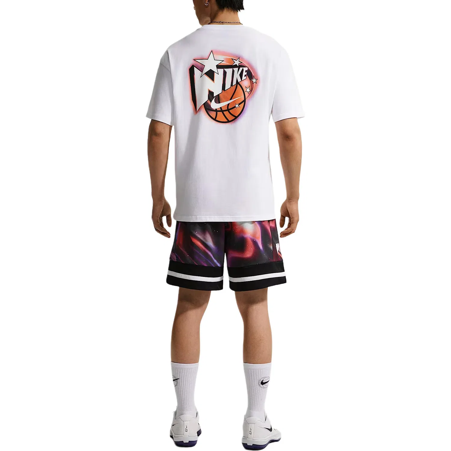 Шорты баскетбольные мужские Basketball Collection 'CHBL' Nike, White — фото 4