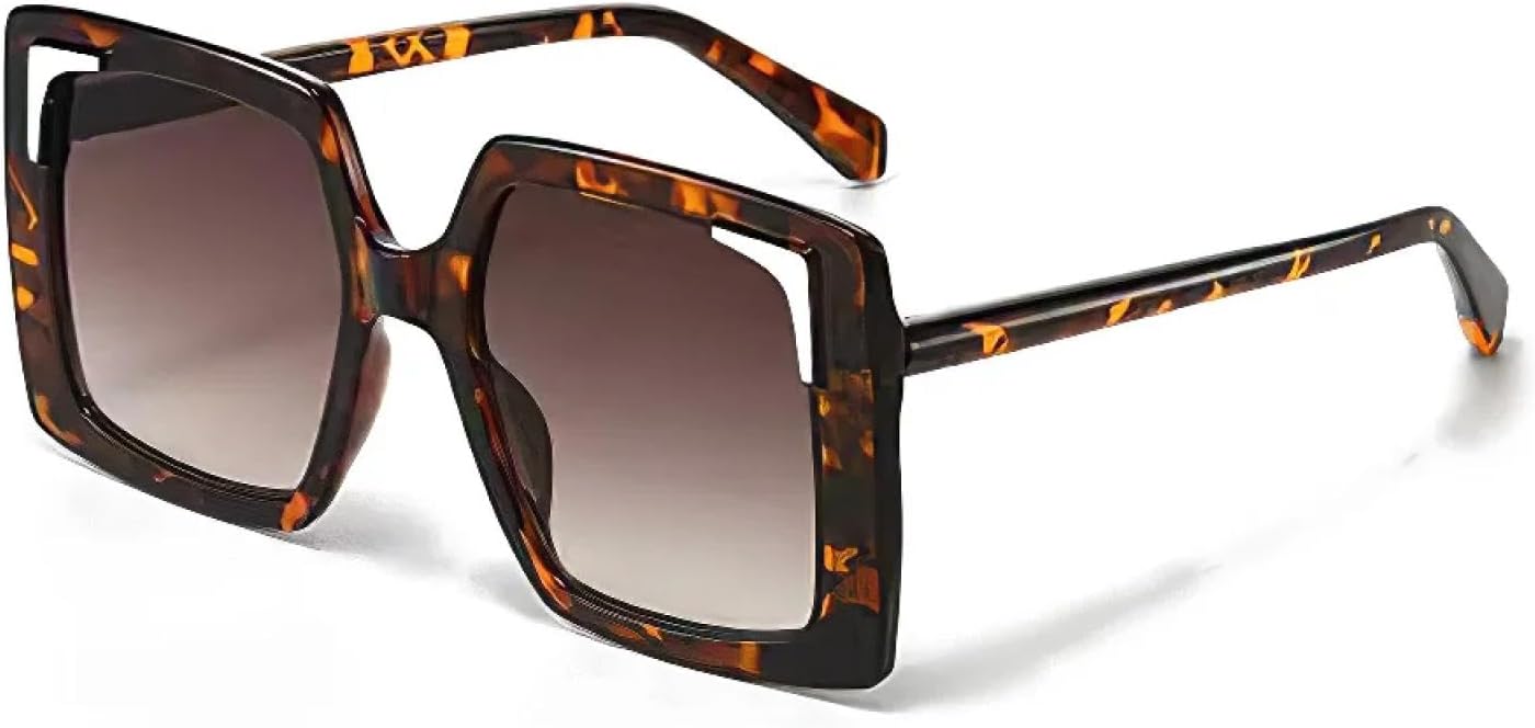 

Модные винтажные солнцезащитные очки для мужчин и женщин, ретро, ​​для вождения, рыбалки, роскошные солнцезащитные очки с защитой от УФ-излучения UV400 TKKTLLT, Leopard