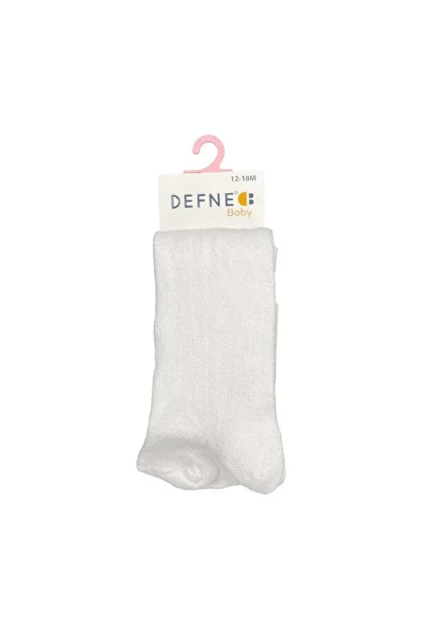 Детские колготки с принтом Defne Baby, White