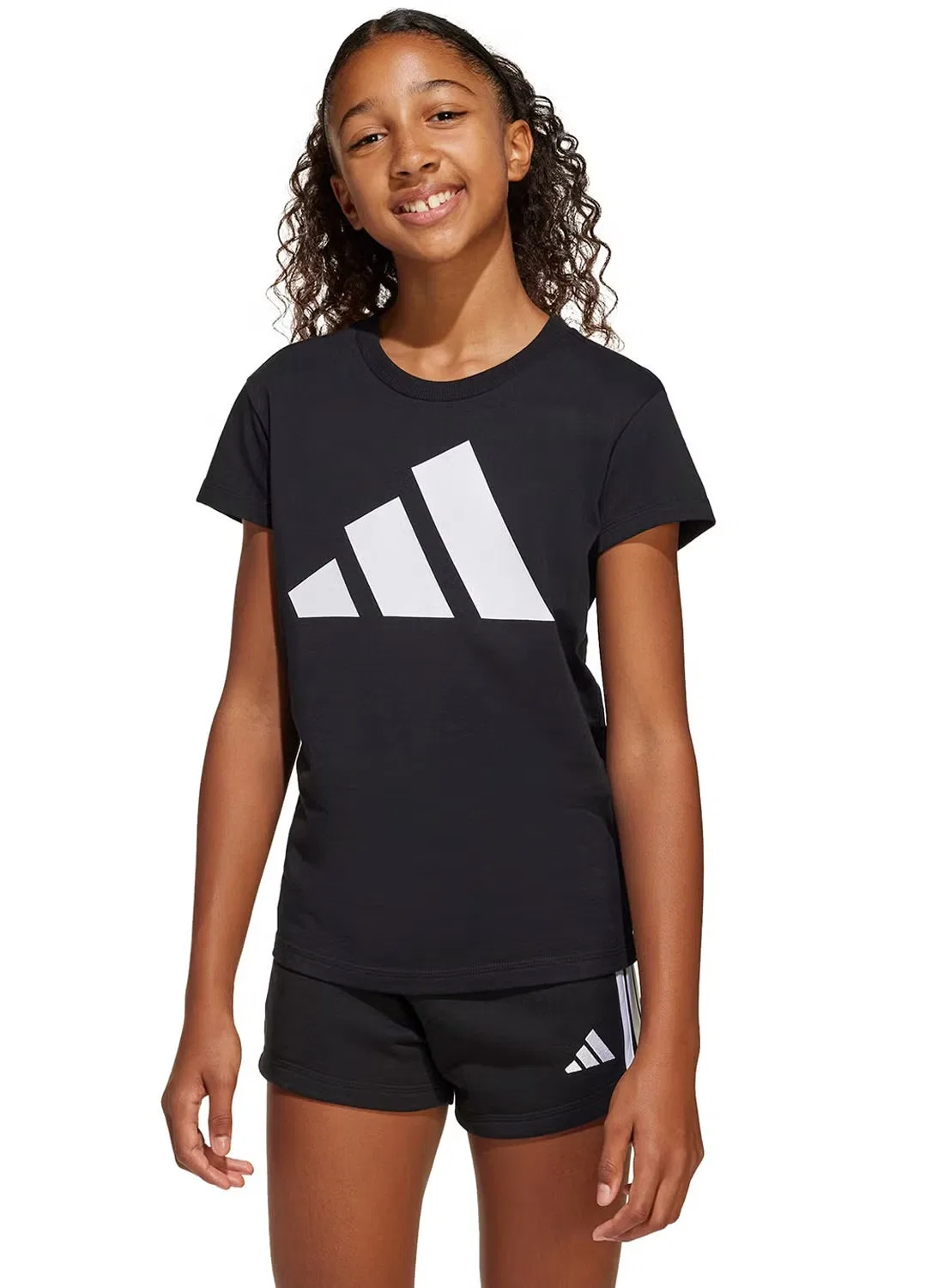 Футболка с принтом Youth Essential Adidas, черный