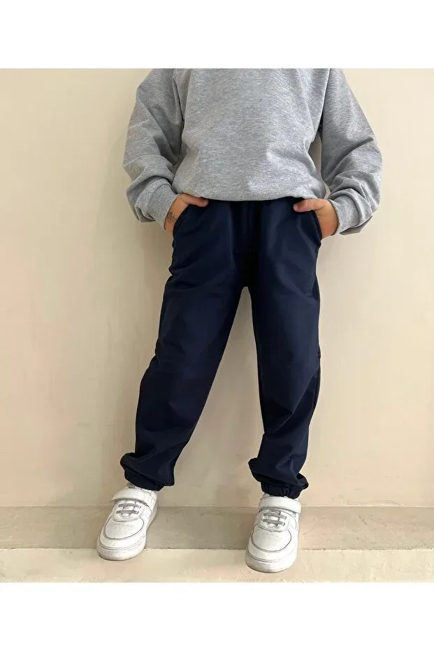 Детские спортивные штаны для девочек хлопковые Divista, Navy Blue