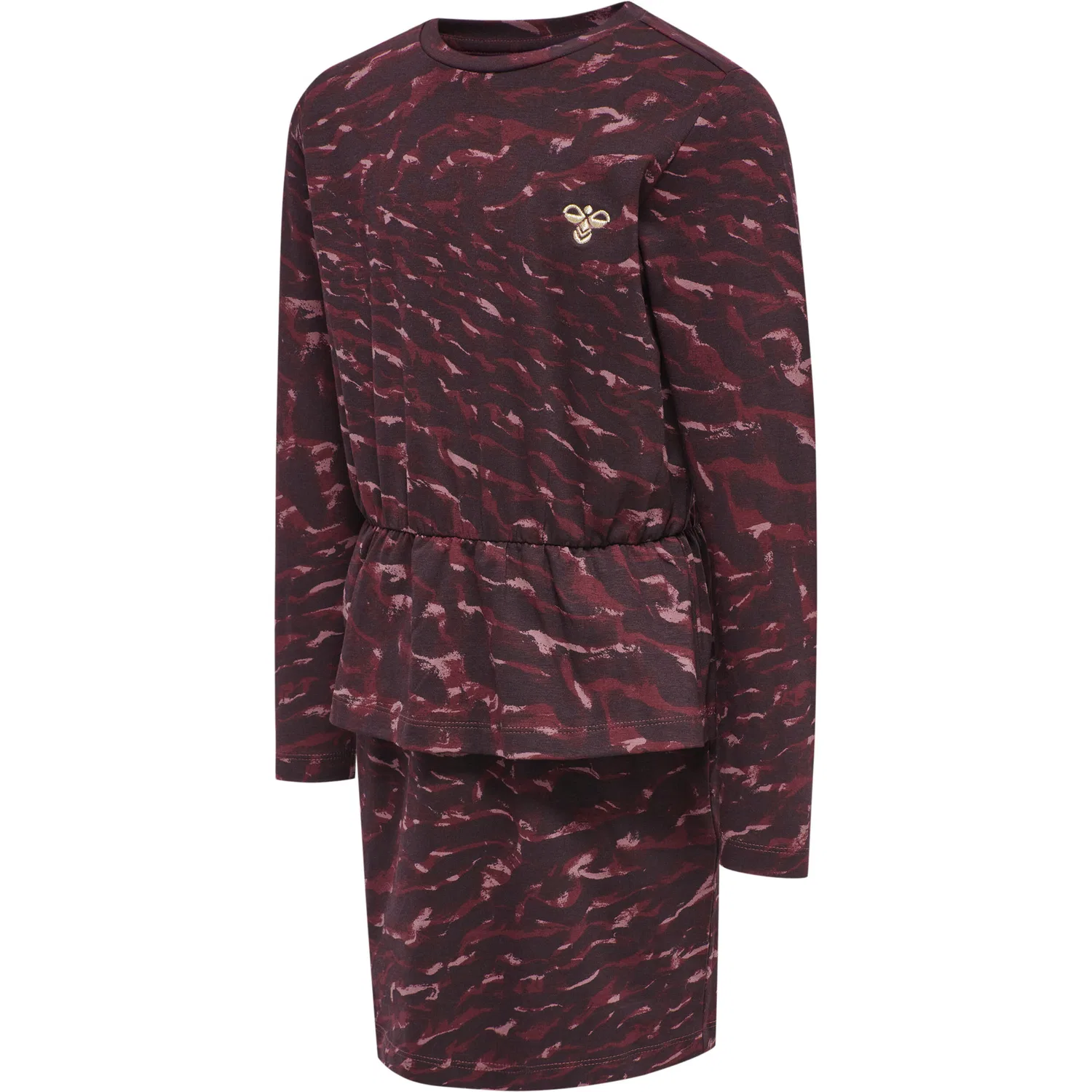 Детское платье с длинным рукавом Didde Hummel, Braun Bordeaux