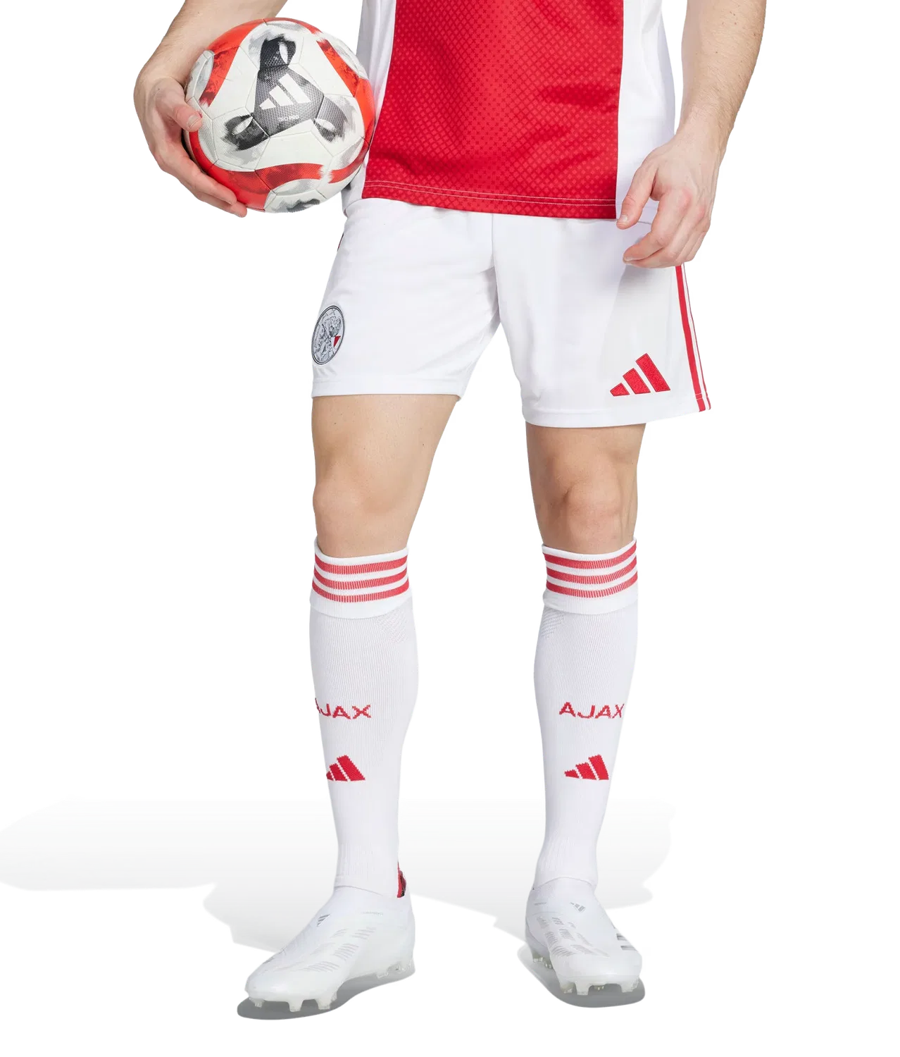 Мужские шорты футбольные Ajax 25/26 Adidas, белый — фото 2