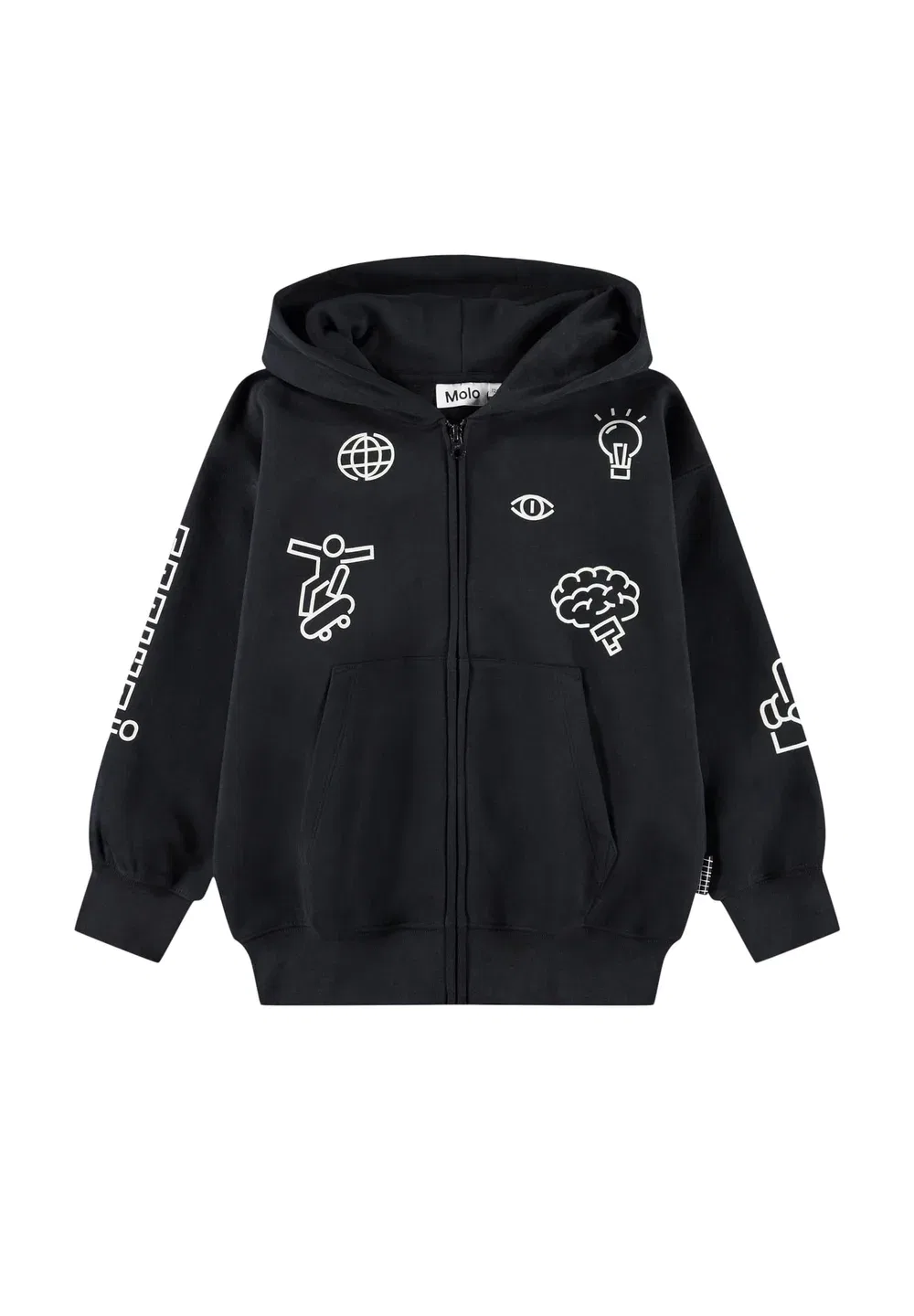 Marley - толстовка на молнии Molo, Black — фото 4