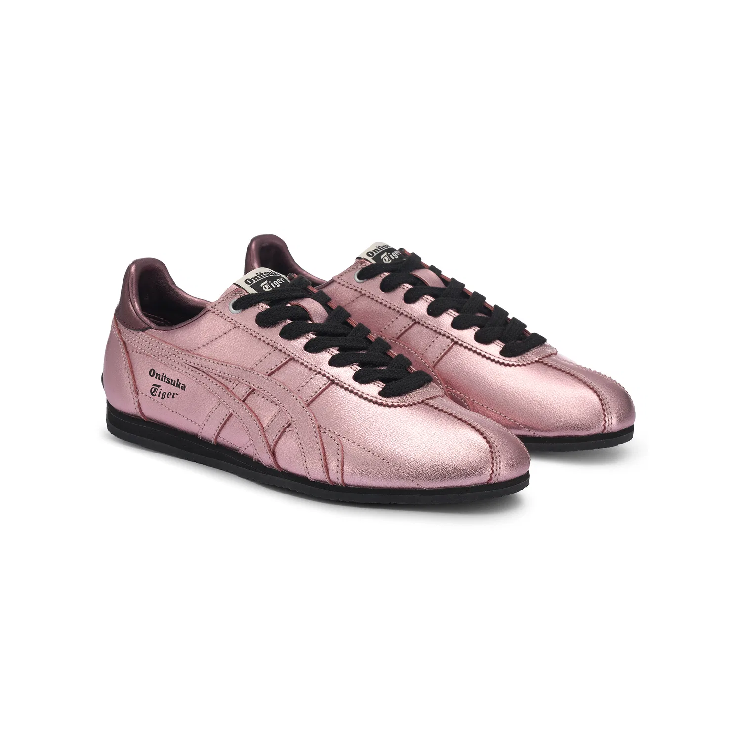Детские кроссовки без шнурков Onitsuka Tiger Runspark, Pink — фото 4