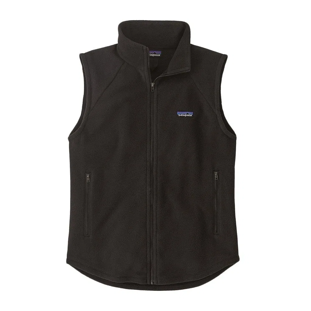Женский жилет без рукавов Classic microdini fleece Patagonia, черный
