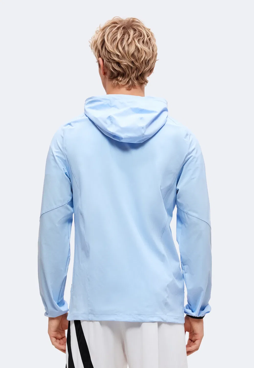 Ветровка Tiro travel Adidas Performance, Glow Blue/Black — фото 3