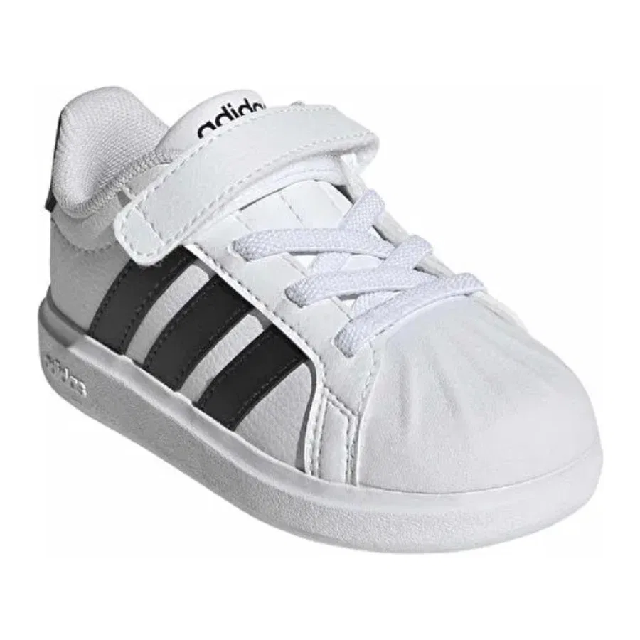 Детские спортивные кроссовки с принтом Streettalk El I adidas, Белый — фото 3