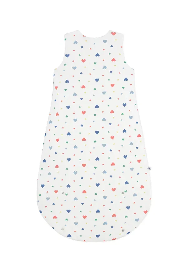 Детский спальный мешок хлопковый Bebe gigoteuse cote unisex Petit Bateau, marshmallow/multico — фото 2