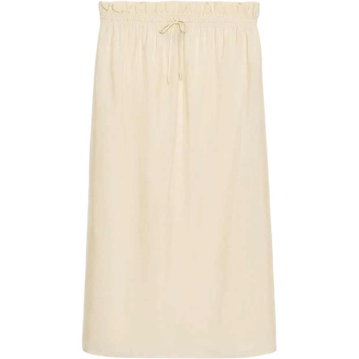 Женская длинная юбка повседневная ZARA, Light Beige
