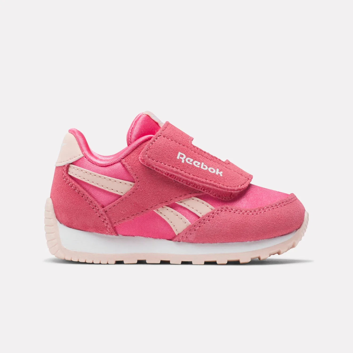 Детские кроссовки на шнуровке Reebok Classic, PASIONPINK/SUBTLEPINK/FTWRWHITE — фото 2