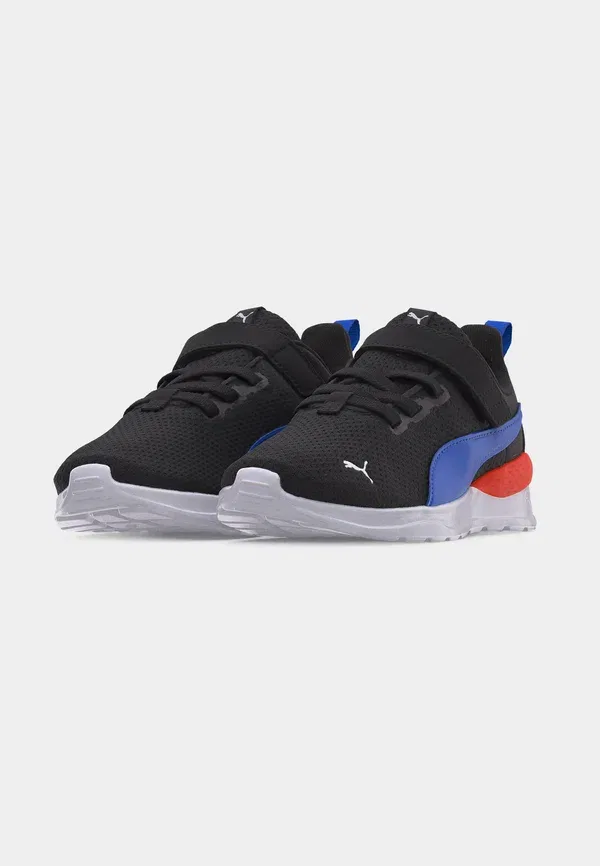 Кроссовки с технологией SOFTFOAM+ Anzarun lite ac unisex Puma black, hyperlink blue, white, redmazing, белый/черный/красный/синий — фото 3