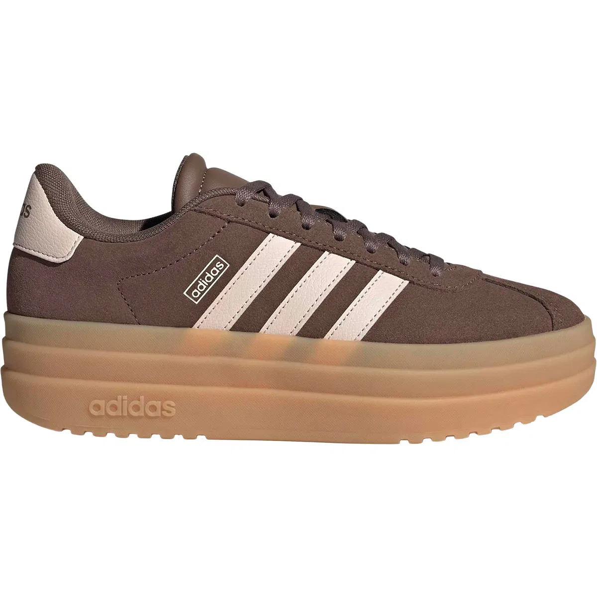 Детские кеды для мальчиков с тройной подошвой Vl Court Bold Shoe Adidas, Earth Strata/Wonder Quarry/Gum3