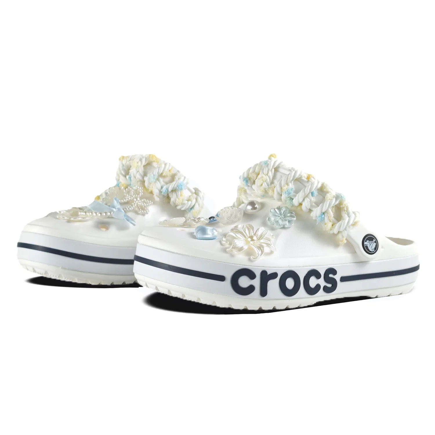 Детские сабо Bayaband Clog Unisex Crocs, Белый — фото 4