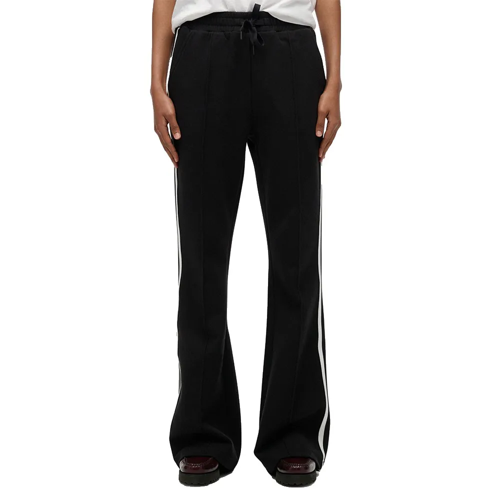 

Брюки Superdry Studios Stripe Straight sweat, черный