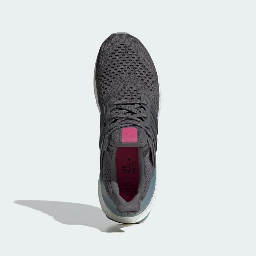 Детские кроссовки с липучками Grand Court Lifestyle Hook and Loop Adidas, Grey Grey Pink Fusion — фото 3