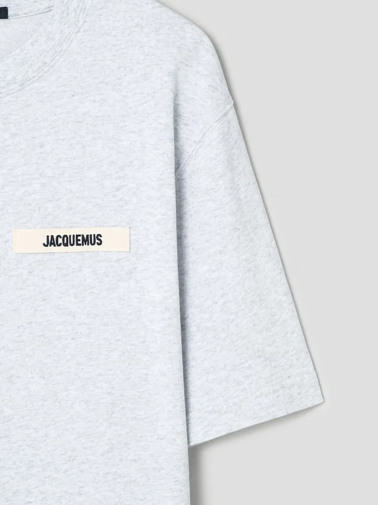 Футболка с логотипом JACQUEMUS, Grey — фото 4