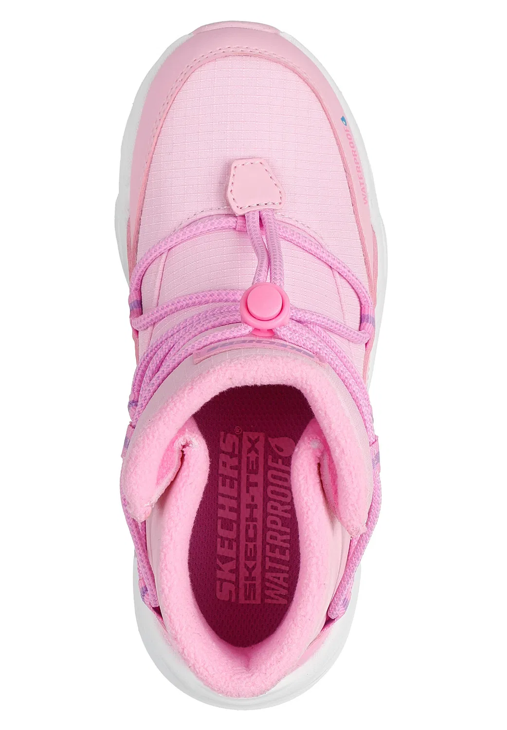Детские зимние ботинки с водонепроницаемым материалом Turbo Tread-Winter Storm Skechers, Rosa — фото 4