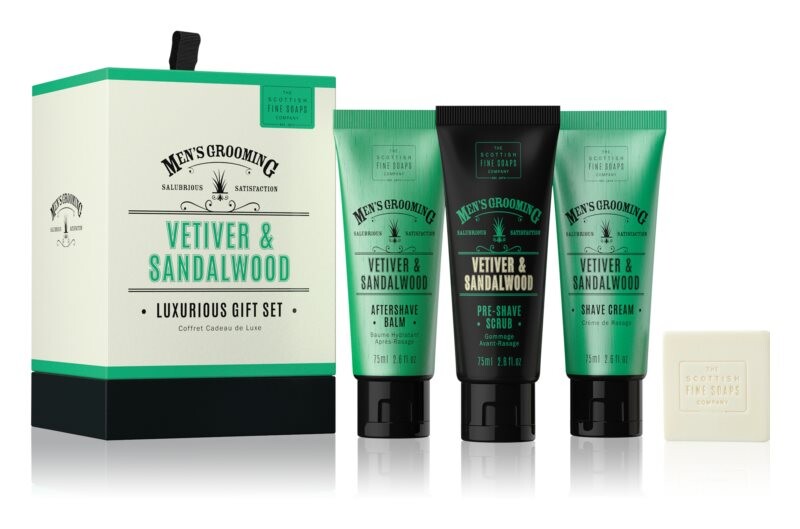 

Комплект (борода) для мужчин Scottish Fine Soaps Men’s Grooming Vetiver & Sandalwood
