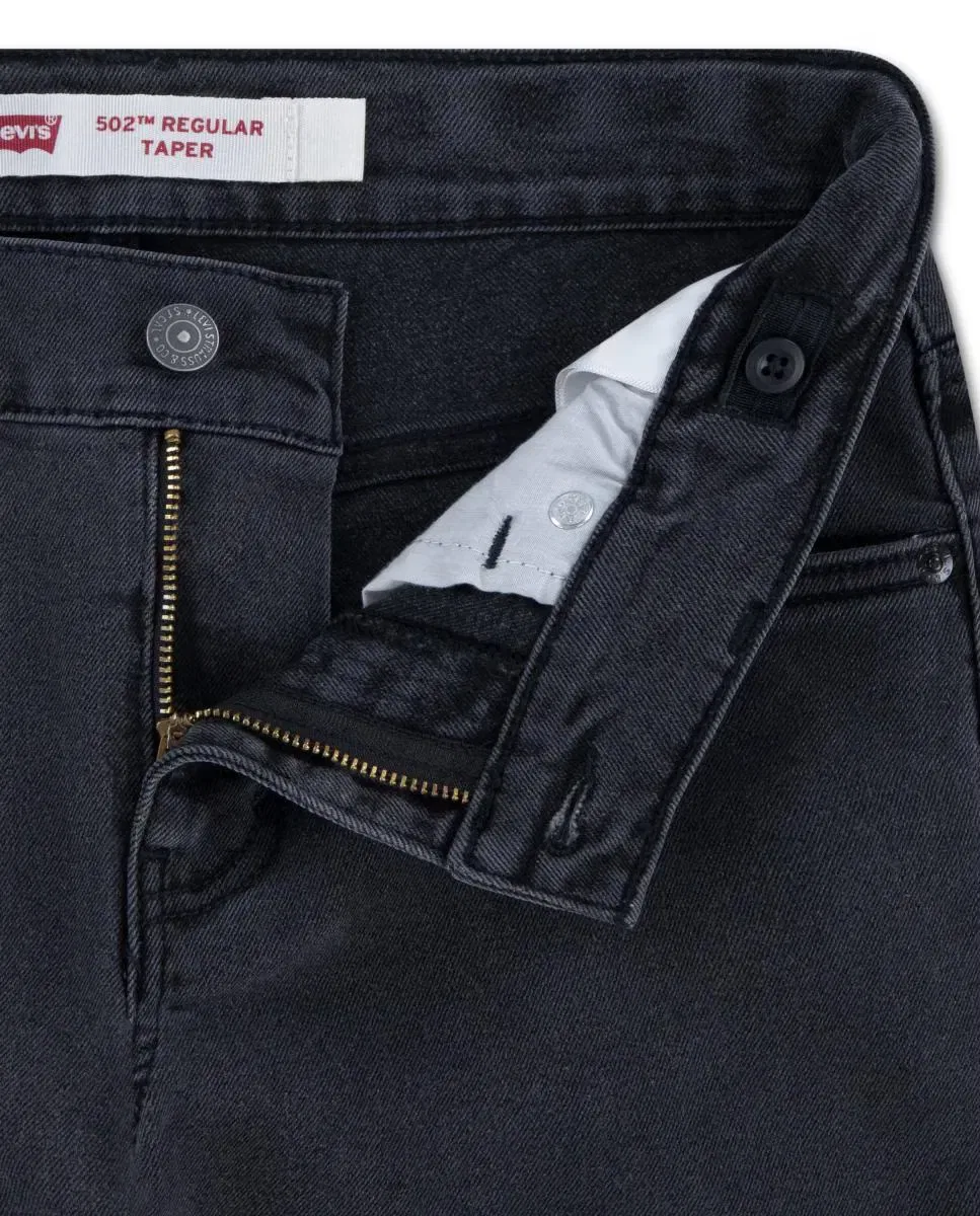 Детские джинсы для мальчиков зауженные Levi's 502, Azul — фото 3