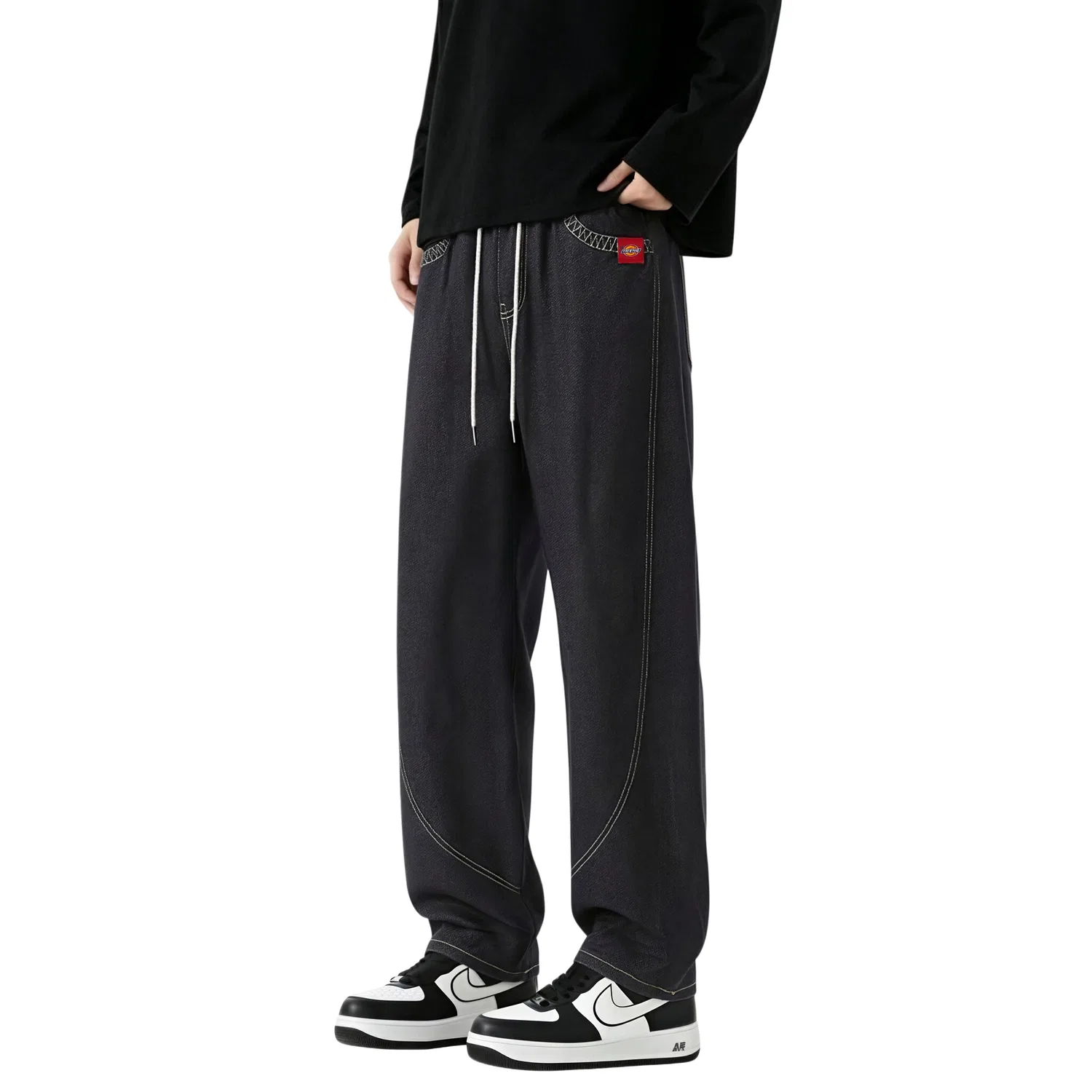 Детские джинсы скинни Dickies, Black — фото 4