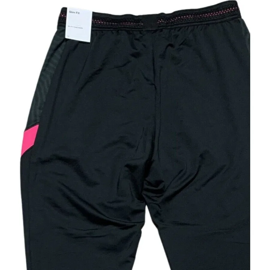 Штаны спортивные Nike Dri-FIT Strike Football Black Pink, Розовый — фото 4