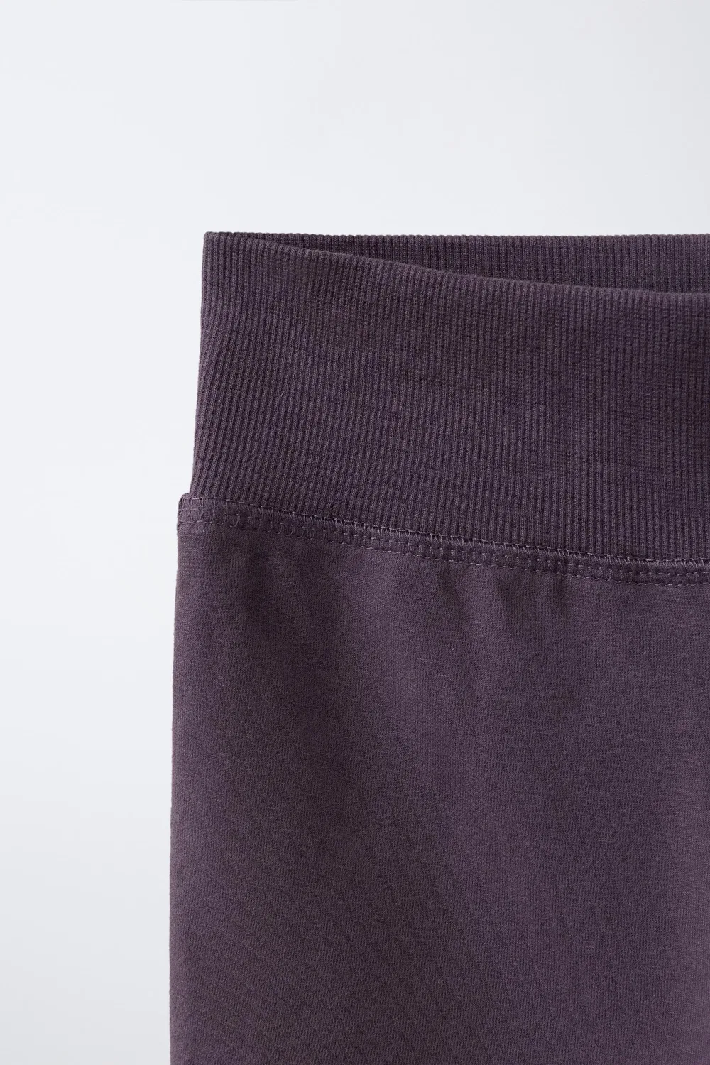 Однотонные расклешенные леггинсы ZARA, Mauve — фото 4