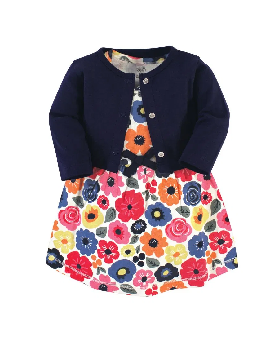 Комплект платьев с кардиганом Natural Cotton Touched by Nature, Bright Flower