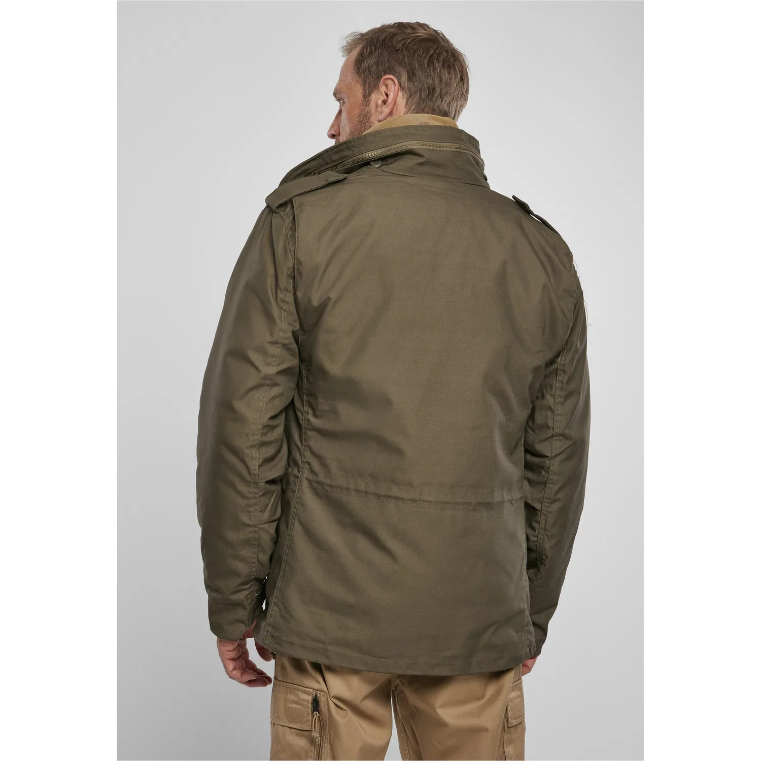 Мужская всепогодная куртка M-65 Field Jacket Brandit, Olive — фото 4