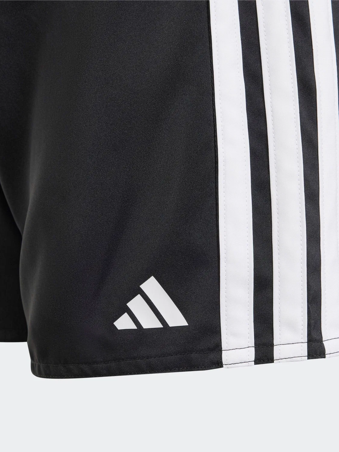Плавки детские, модель Black 3-Stripes adidas, черный — фото 4