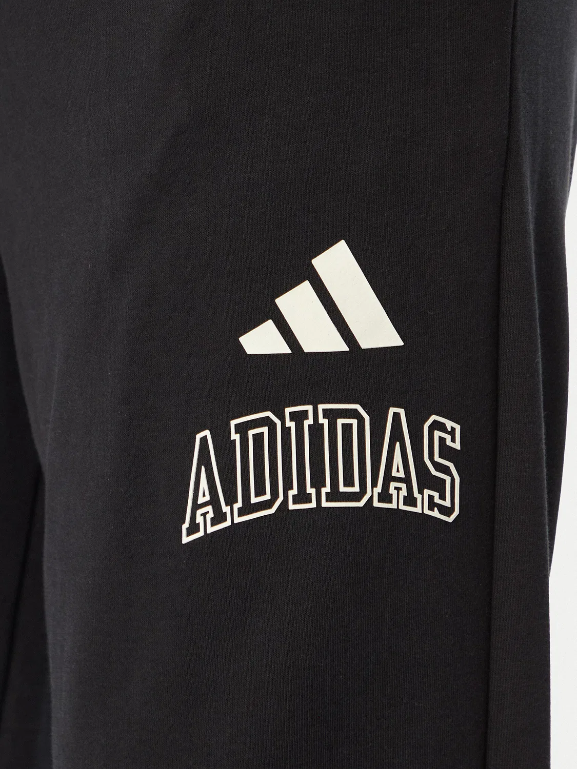 Мужские спортивные штаны стандартного кроя Seasonal Essentials Collegiate French Terry Cuffed Adidas, черный — фото 4