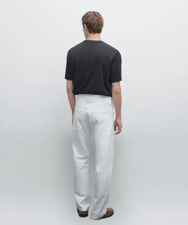 Футболка из мерсеризованного хлопка, Massimo Dutti — фото 4