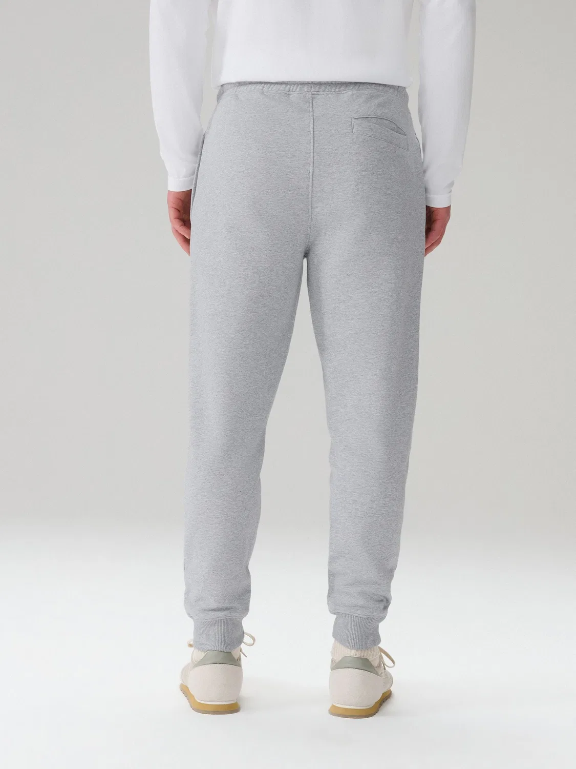 Джоггеры Slim Fit, Grey Marl Next, серый меланж — фото 3