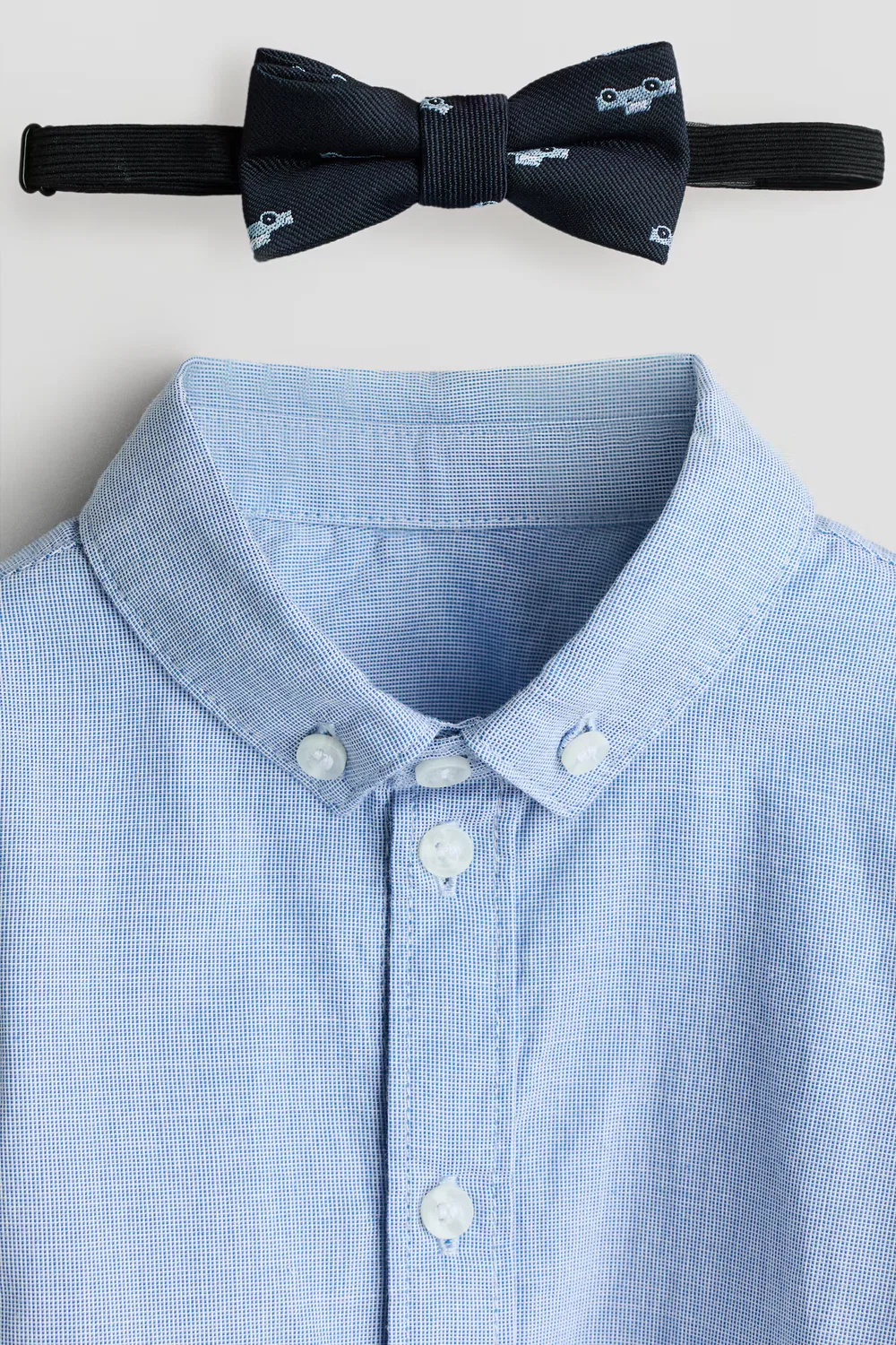 Комплект из двух предметов: рубашка и галстук H&M, Hellblau/Marineblau — фото 2