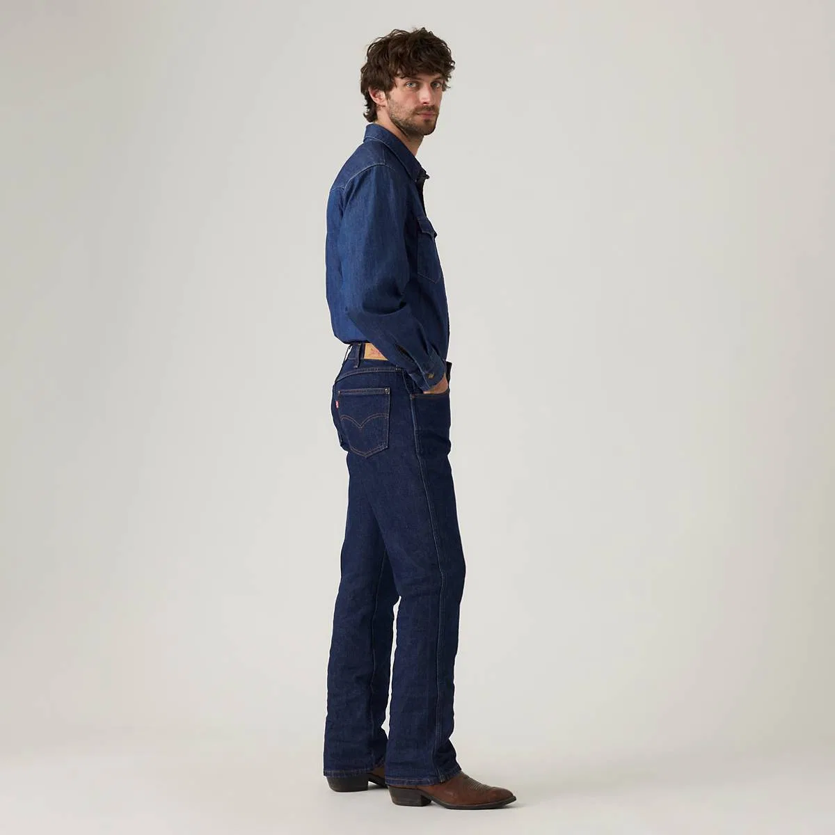 Джинсы 537 Western Bootcut для мужчин Levi's, Rocky Rinse - Dark Wash — фото 3
