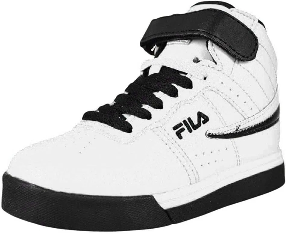 Детские кроссовки на шнуровке Vulcanized 13 Fila, White/Black/Black