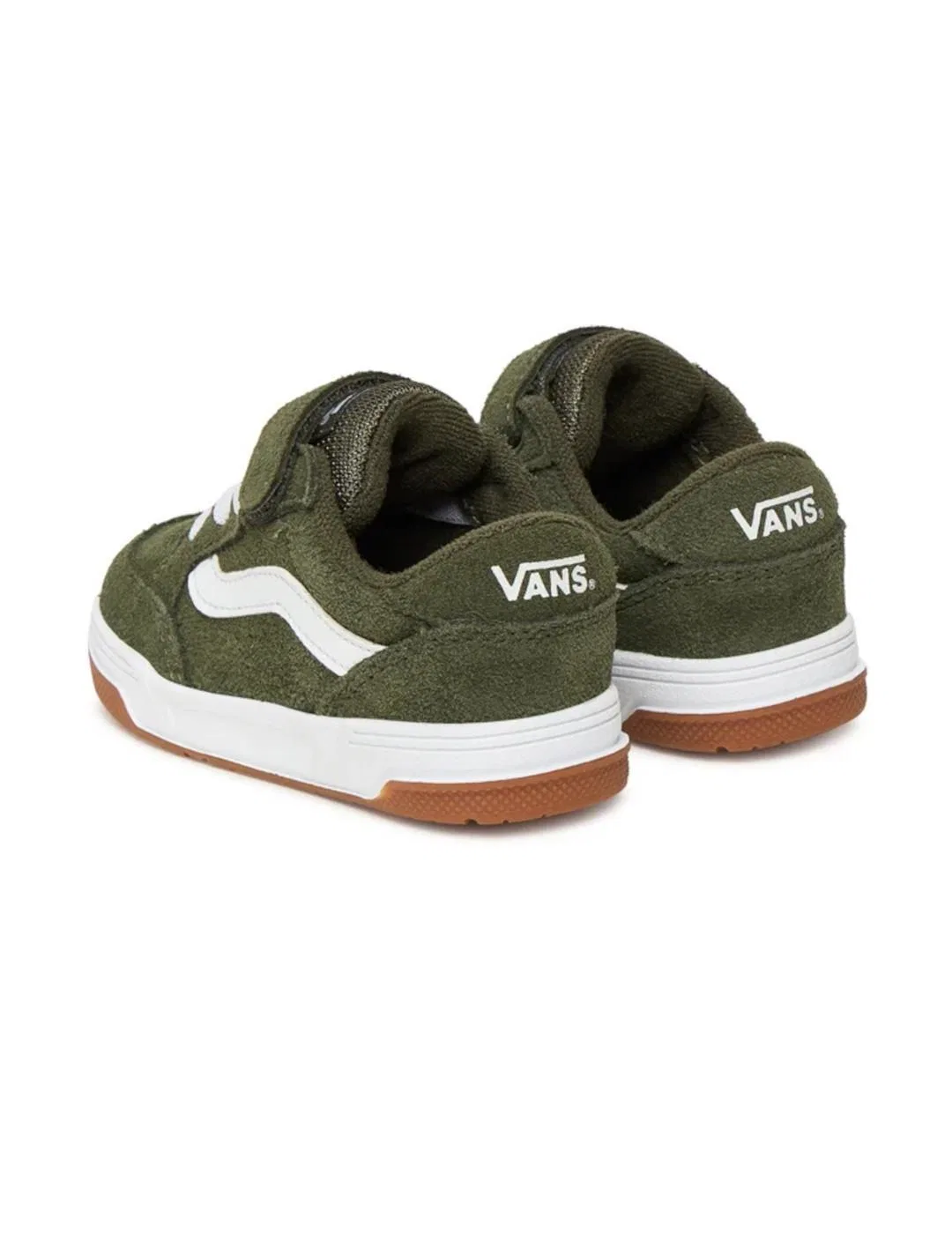 Детские кроссовки с липучкой Vans Hylane, Grun — фото 3