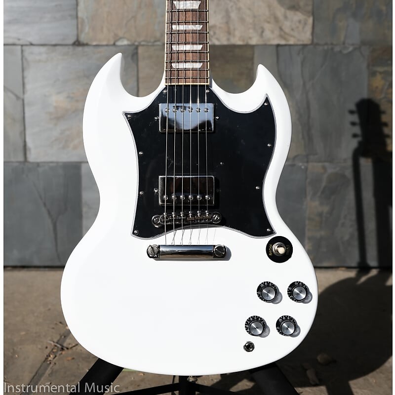 

Стандартная электрогитара Epiphone SG в альпийском белом цвете EISSBAWNH1