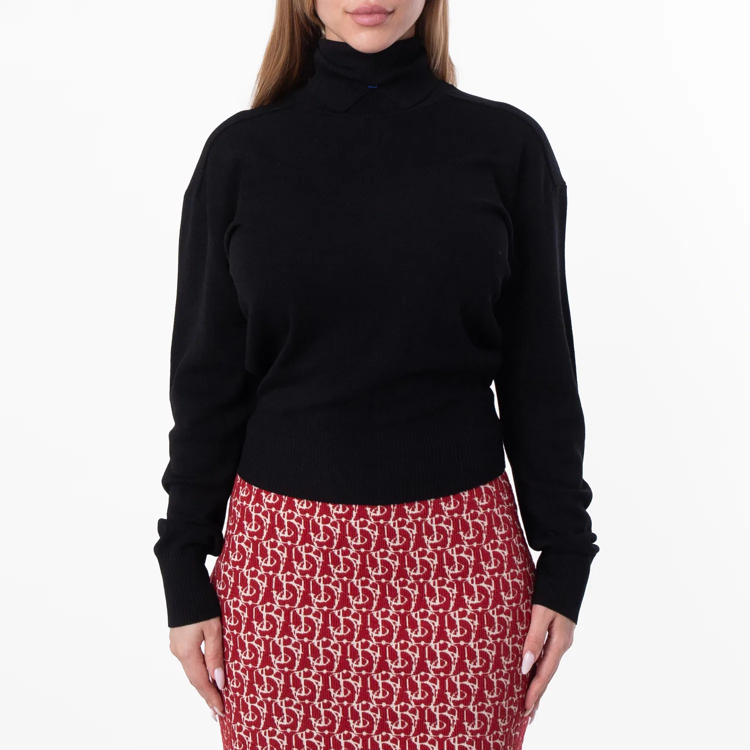 Свитер с высоким воротом EKD Wool Rollneck Burberry, Black