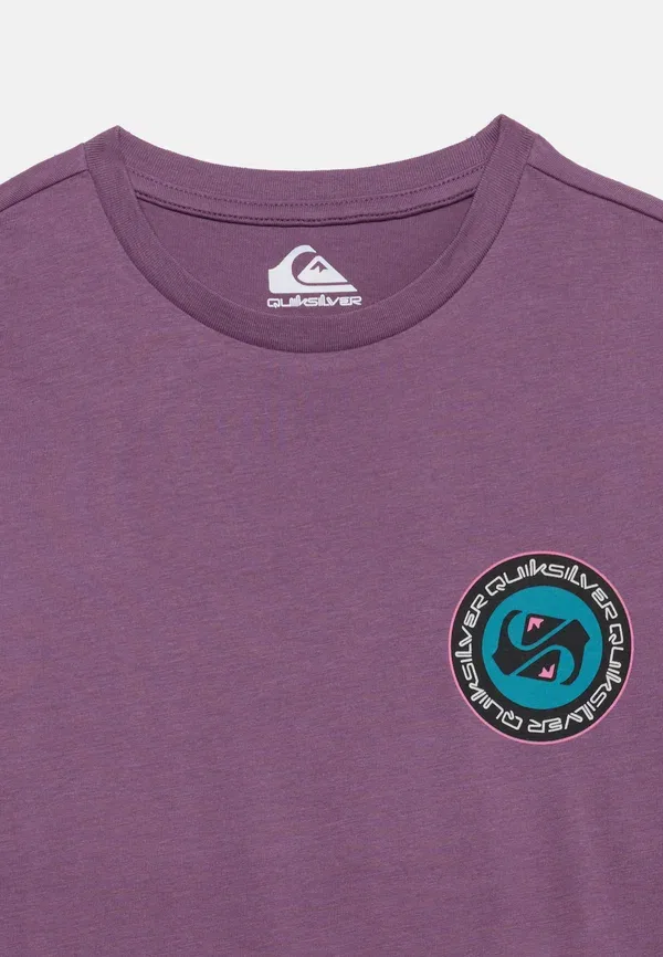 Футболка с принтом Duality unisex, Quiksilver, Purple, фиолетовый — фото 3