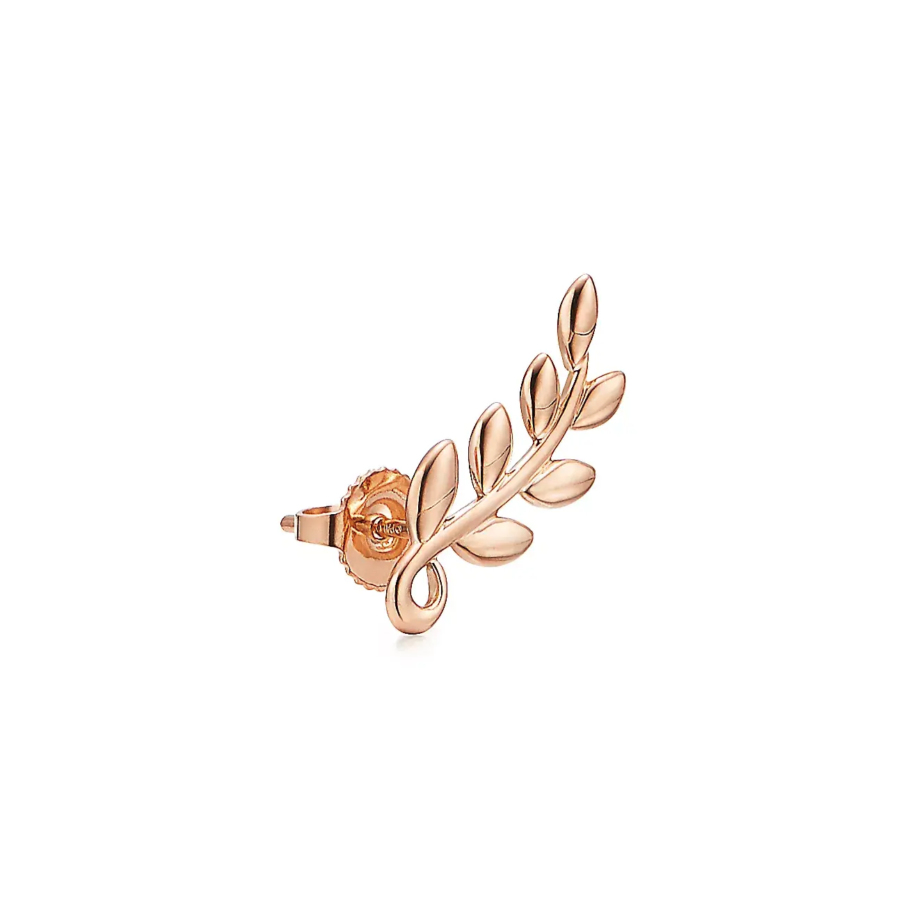 Серьги-каффы Tiffany & Co. x Paloma Picasso "Оливковая ветвь" из розового золота — фото 2