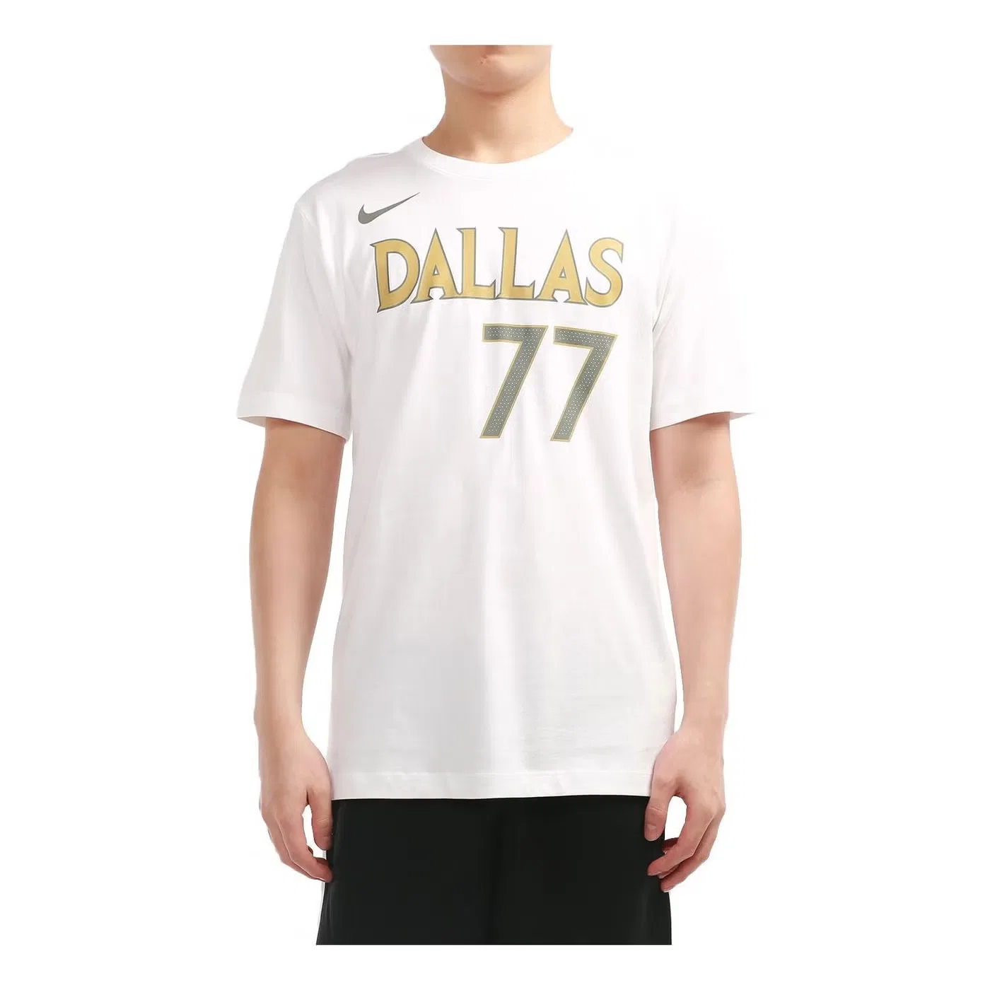 Футболка с принтом NBA Crossover Dallas Mavericks Doncic No. 77 Nike, разноцветная