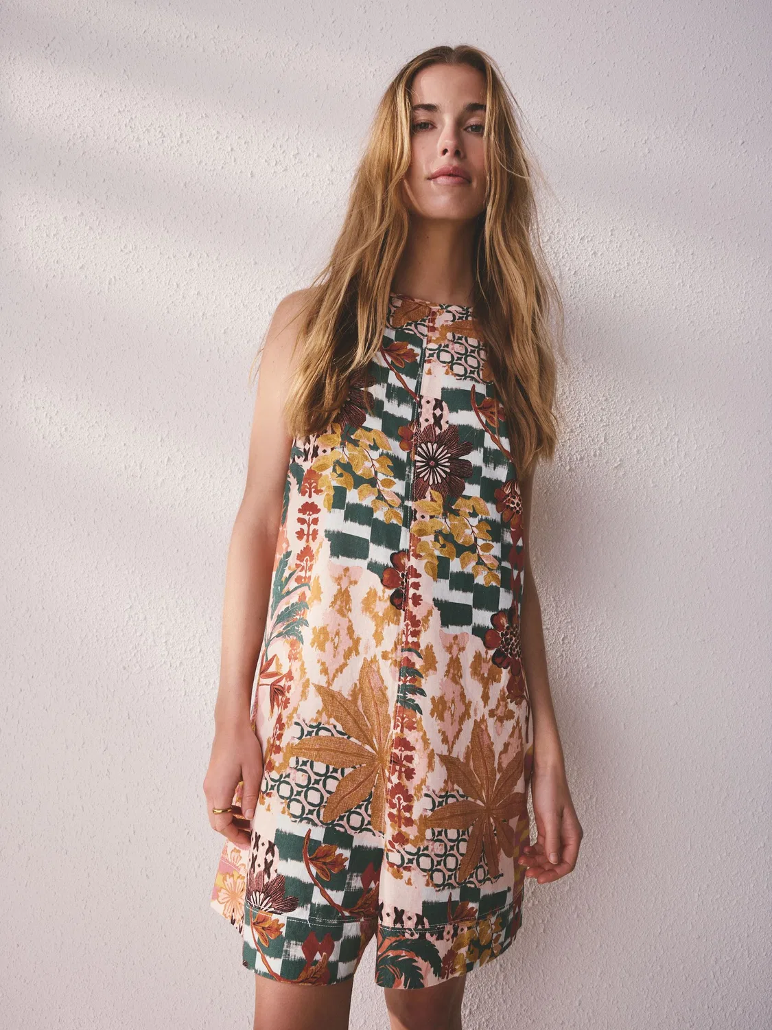 Комбинезон Palm Linen Rich от Next, Палм