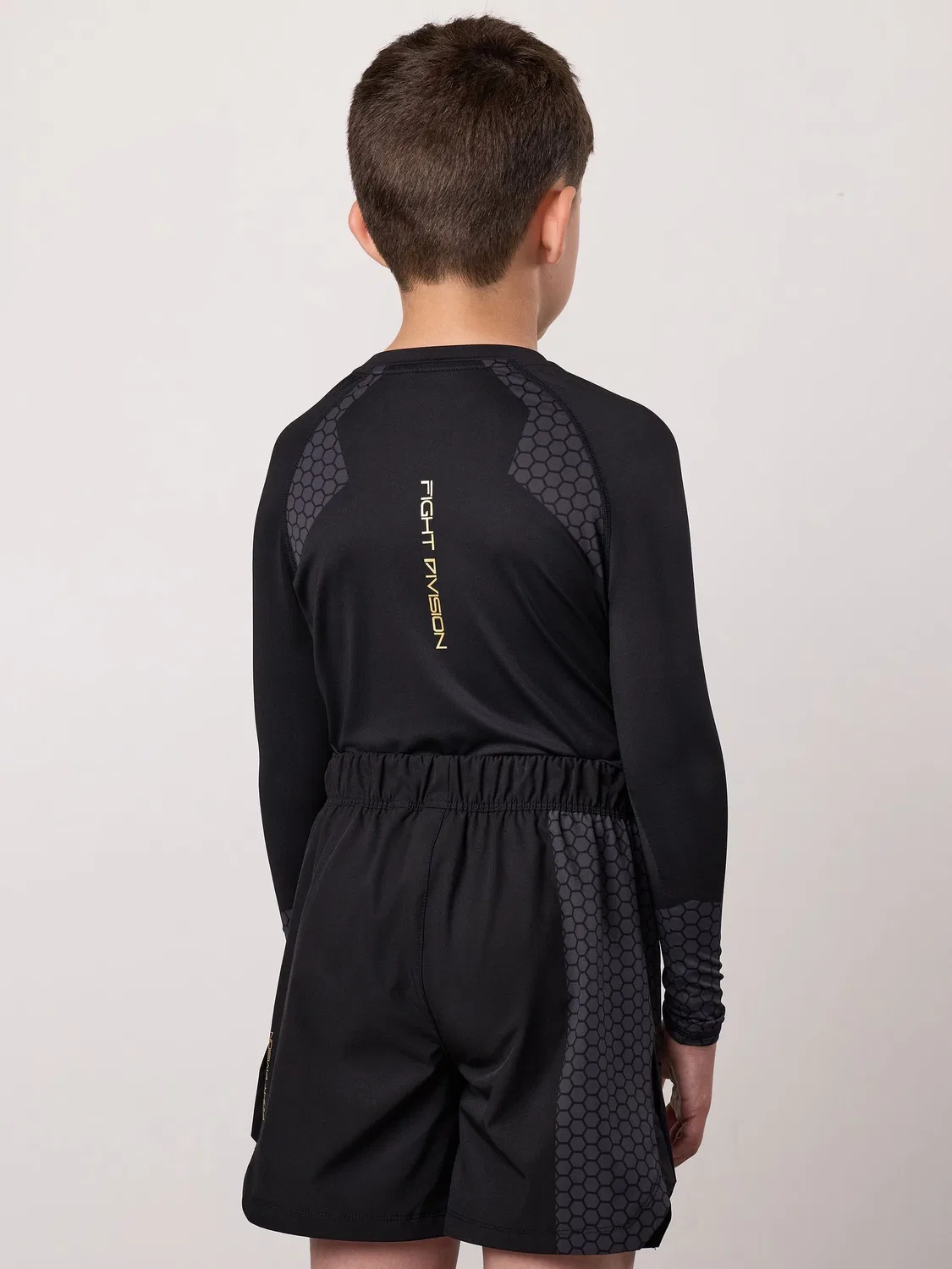 Футболка с длинным рукавом, Combat Rash Guard Gym King, черный — фото 3