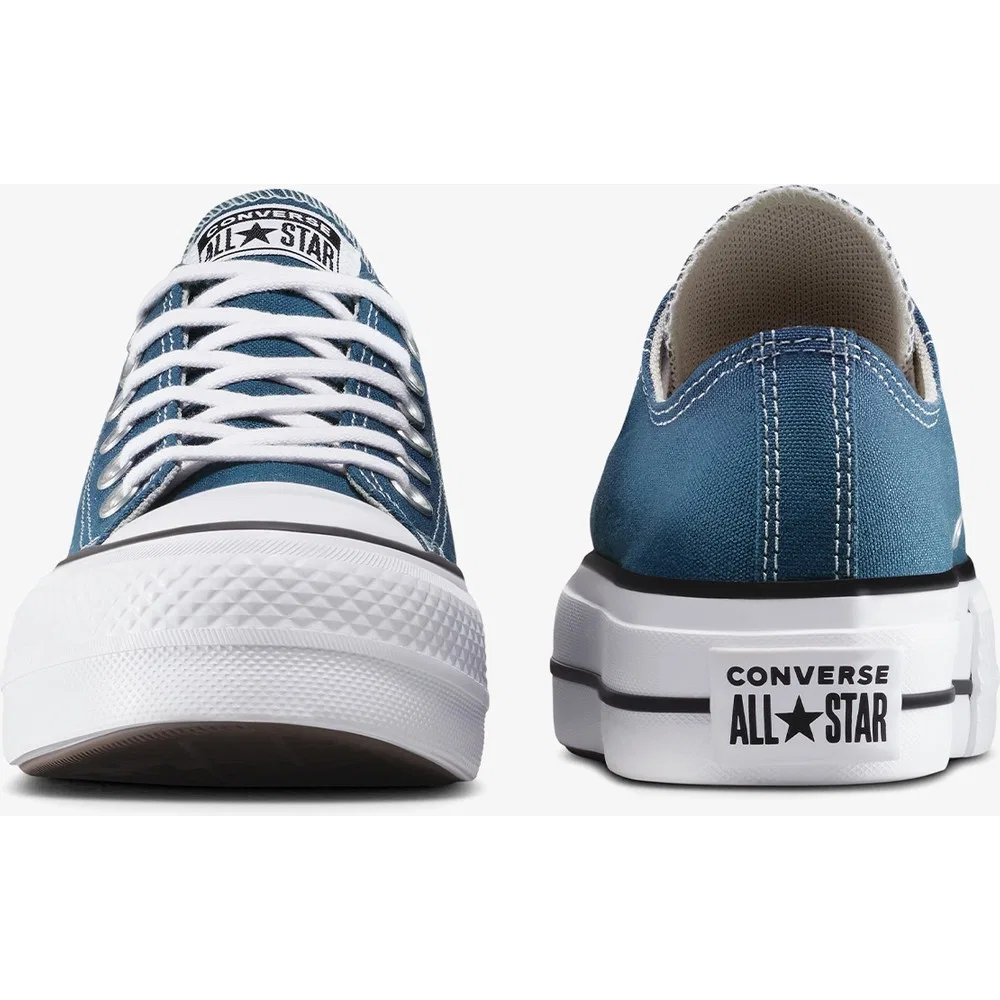 Детские кроссовки на платформе Chuck Taylor All Star Lift Platform, Mavi Converse — фото 3