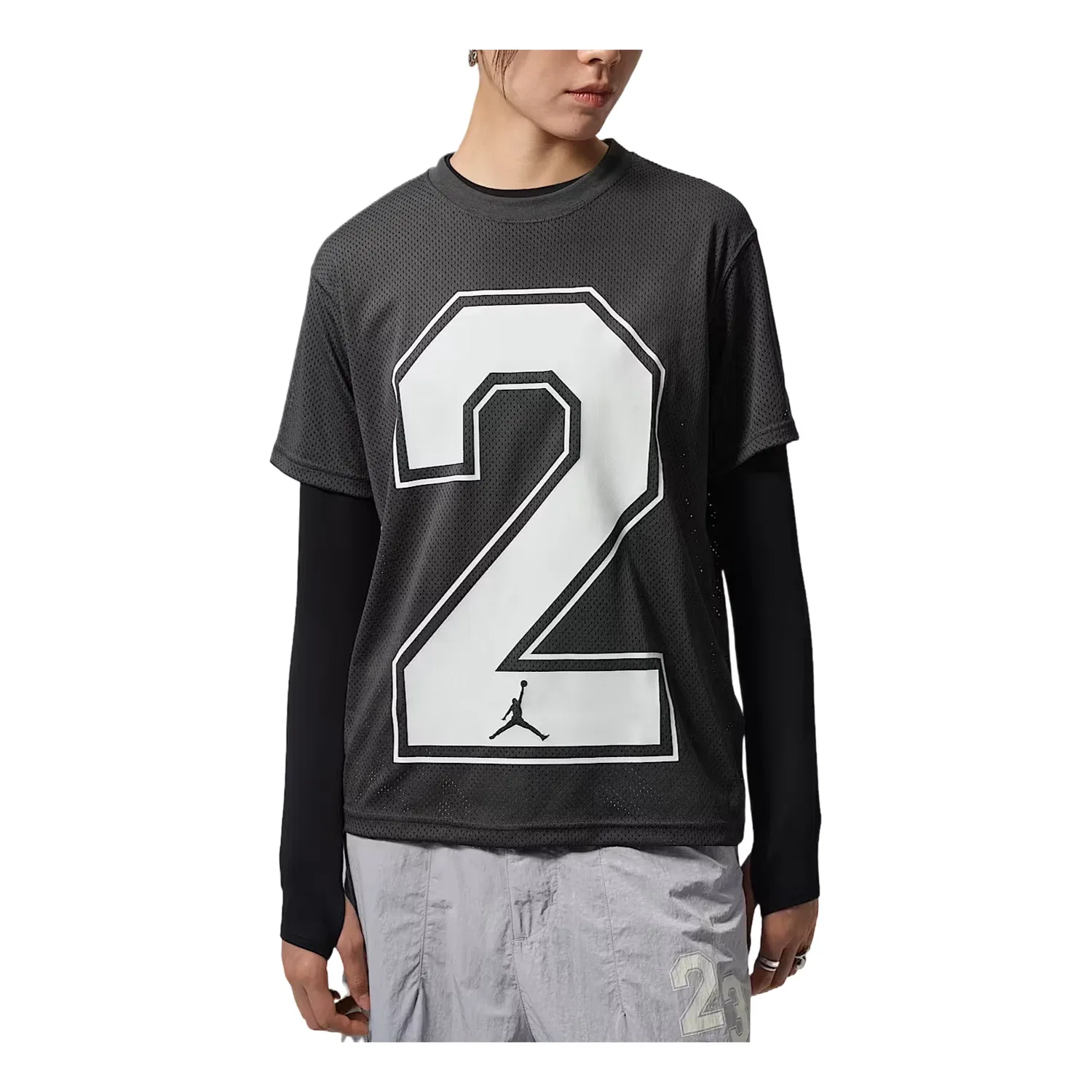 Женская футболка Flight Girlfriend T-Shirt 'Anthracite' Jordan, Anthracite