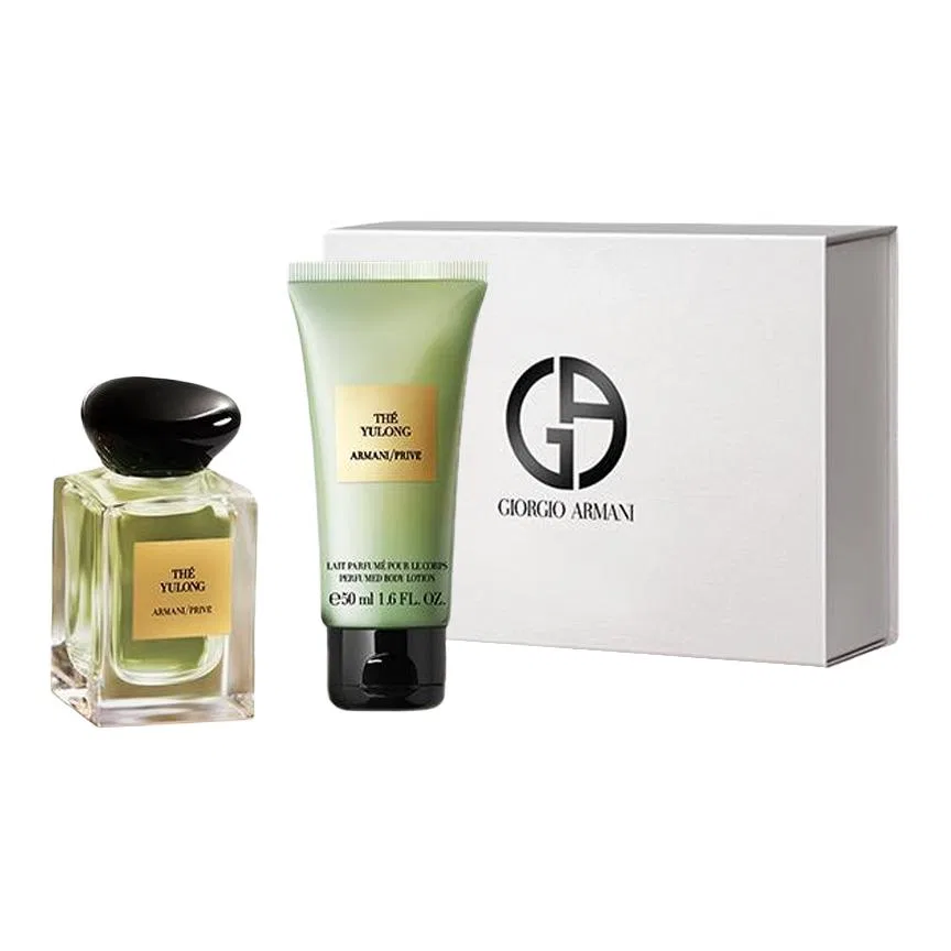 Парфюмерный набор Giorgio Armani, Jade Dragon Tea, 7.5 мл + лосьон для тела 50 мл
