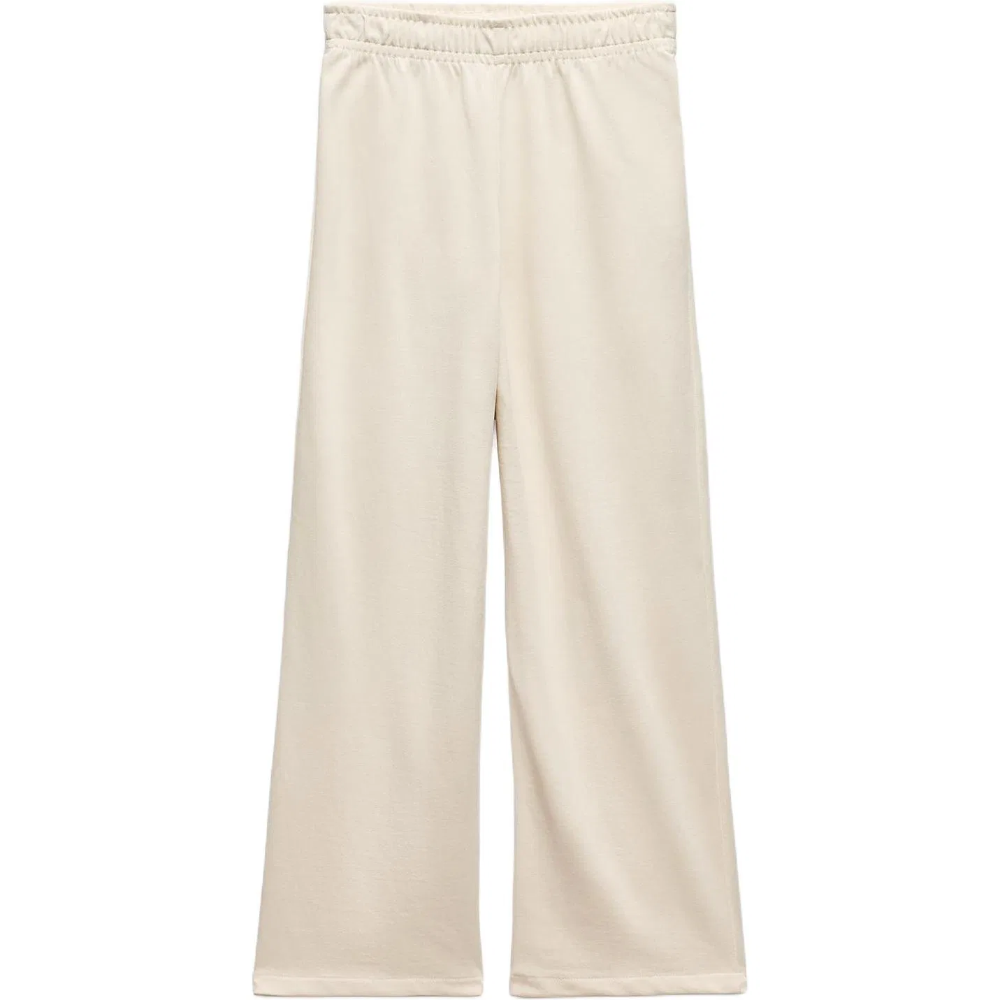 Женские брюки повседневные прямого кроя Ecru ZARA, Ecru