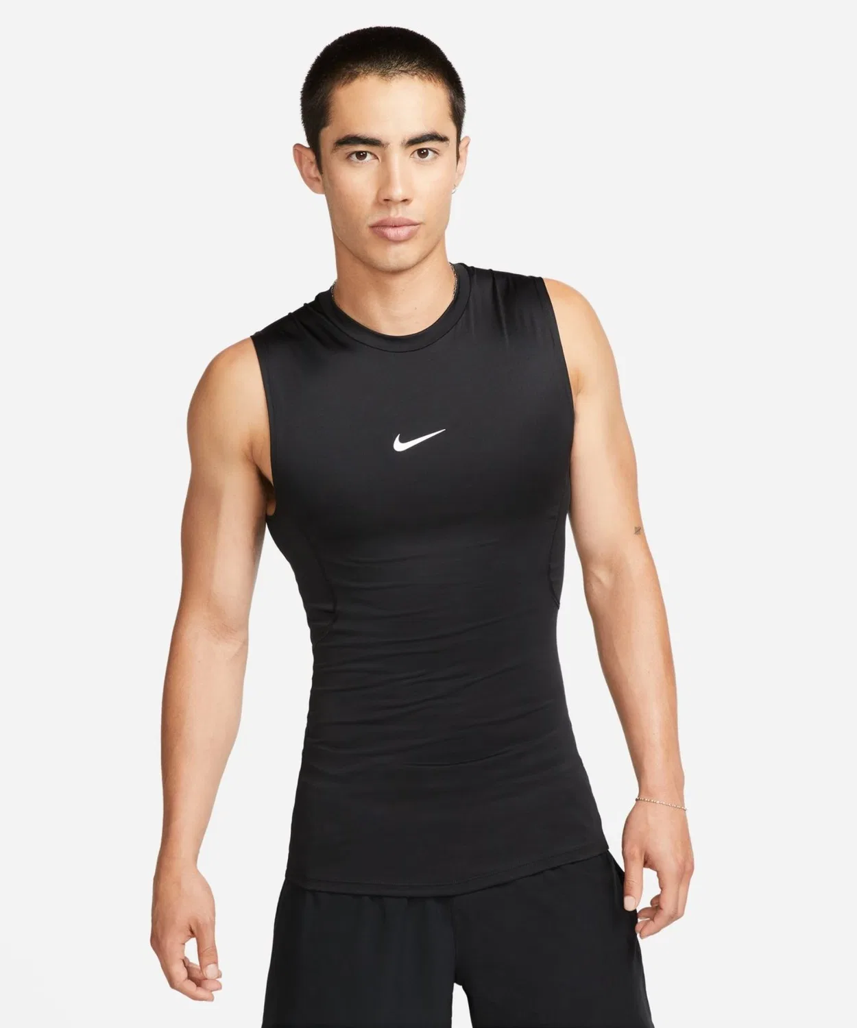 Мужской топ без рукавов NIKE NP DF Тайт S/L, Black