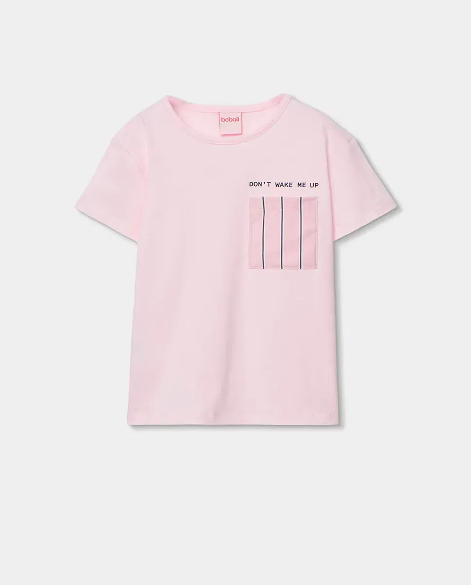 Детская пижама для девочек хлопковая Boboli, Rosa Pastel — фото 2